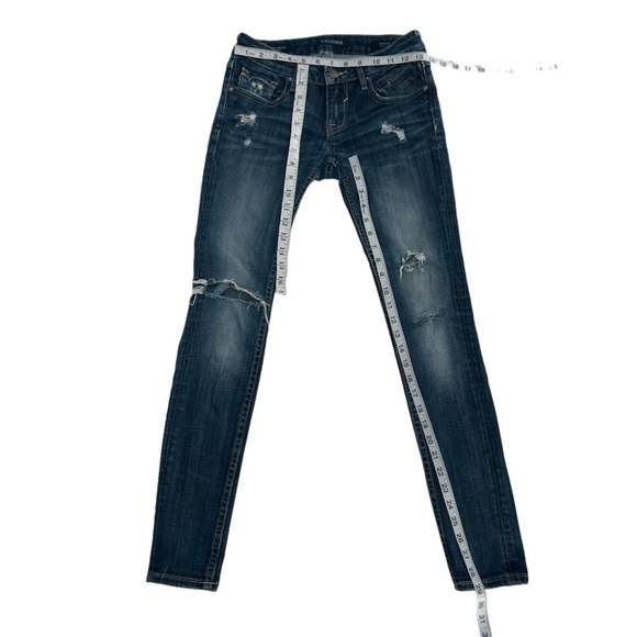Vigoss The Chelsea Skinny Distressed Jeans Size 25 Women’s - Picture 5 of 7